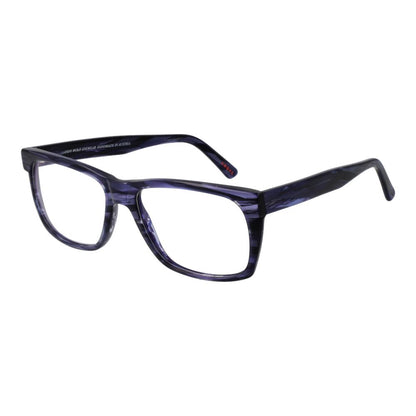Andy Wolf Blue Unisex Optical Frames – Rectangle Full-Rim, 55mm