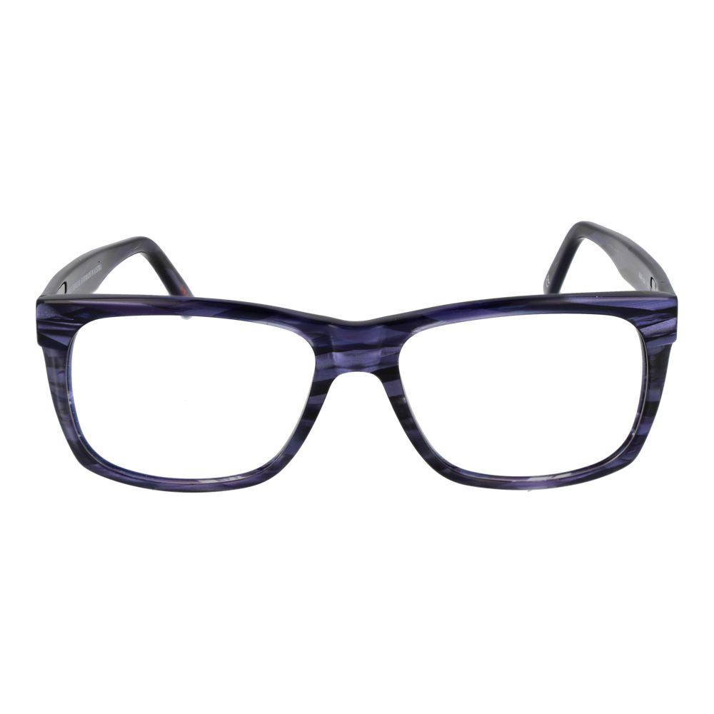 Andy Wolf Blue Unisex Optical Frames – Rectangle Full-Rim, 55mm