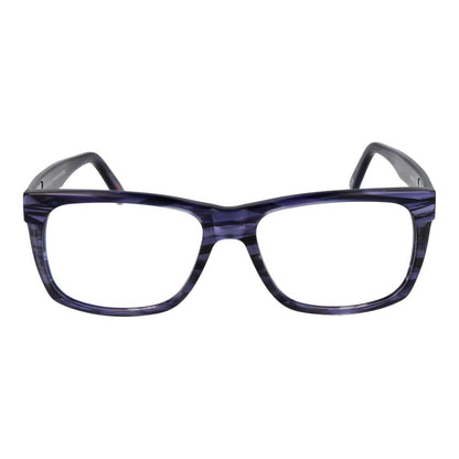 Andy Wolf Blue Unisex Optical Frames – Rectangle Full-Rim, 55mm
