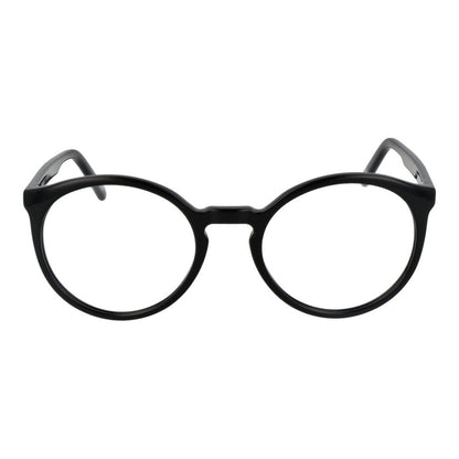 Andy Wolf Unisex Optical Frames – Black Round Frame, 52mm