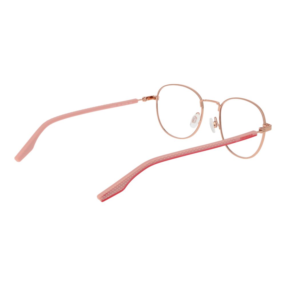 Converse Rose Gold Unisex Optical Frames – Round Full-Rim