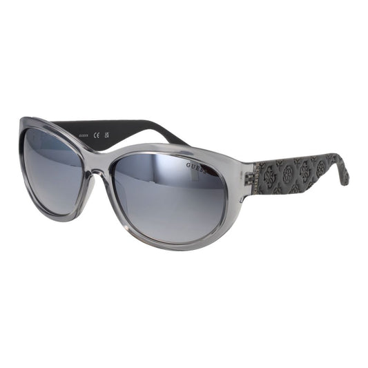 Guess Women’s Oval Sunglasses – Grey Full-Rim, 60mm