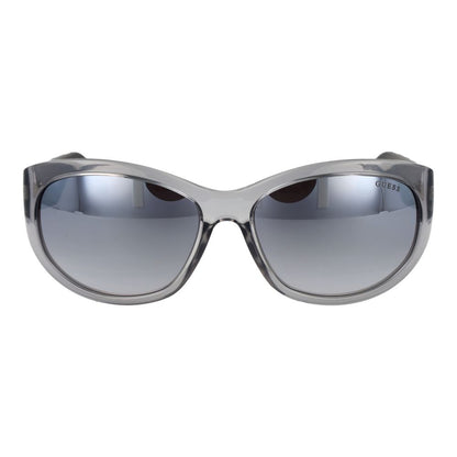Guess Women’s Oval Sunglasses – Grey Full-Rim, 60mm