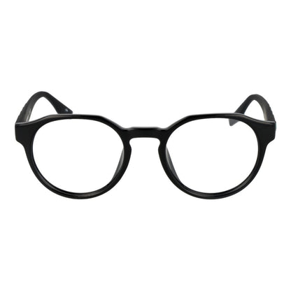 Converse Black Unisex Optical Frames – Round Full-Rim Design, 49mm