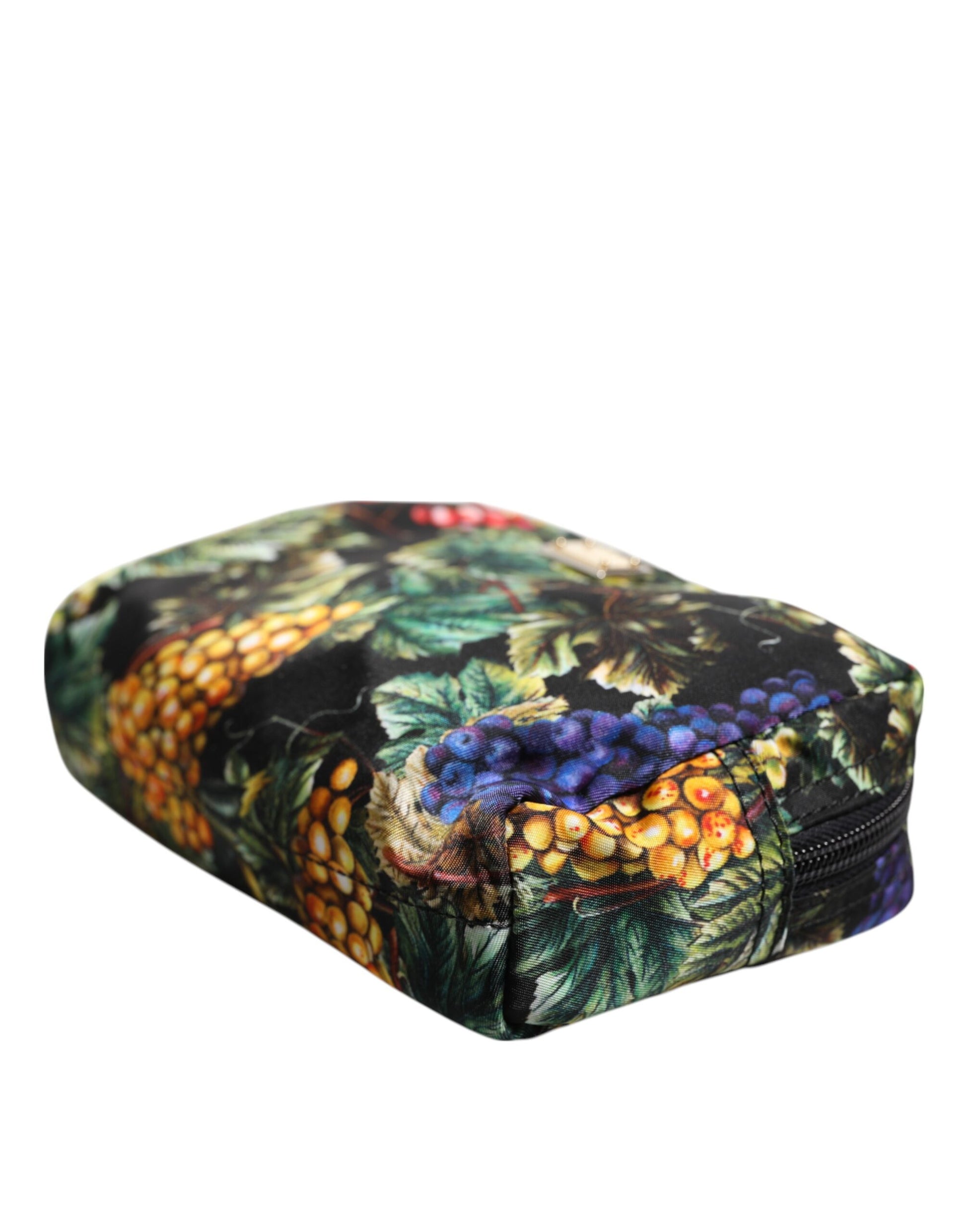 Dolce & Gabbana Multicolor Grape Print Clutch Bag