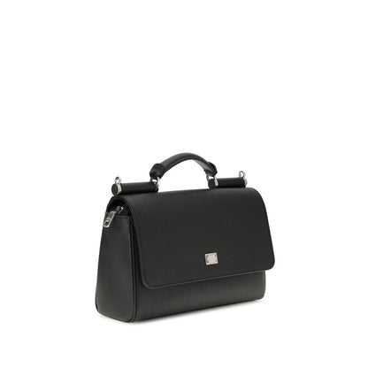 Dolce & Gabbana My Sicily Leather Handbag