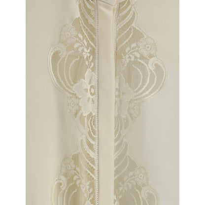 Chloé Silk Georgette and Lace Blouse