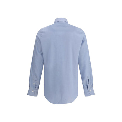 Finamore Milano Shirt - Elegant Cotton and Cashmere Blend