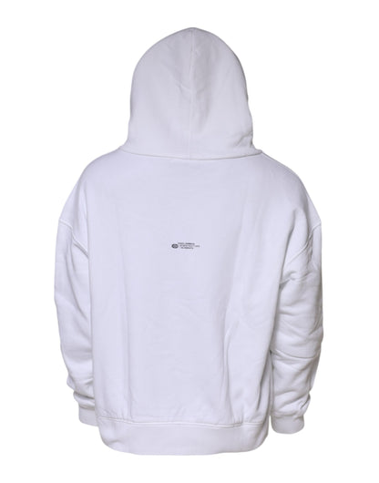 Dolce & Gabbana White DG Vib3 Hooded Sweatshirt