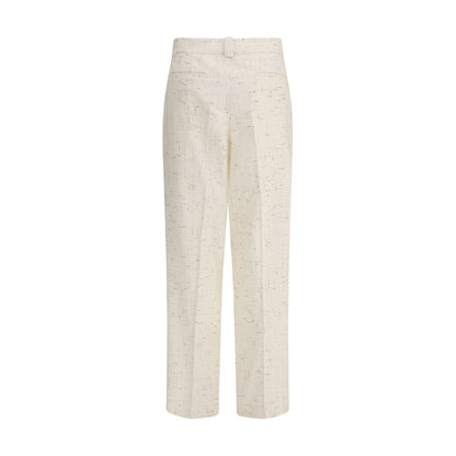 Fabiana Filippi Buttoned Fabric Pants