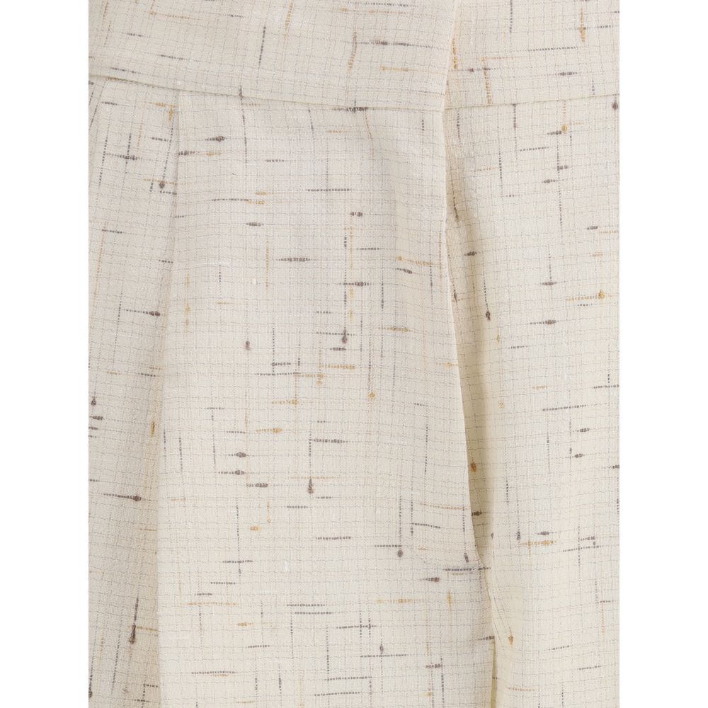 Fabiana Filippi Buttoned Fabric Pants