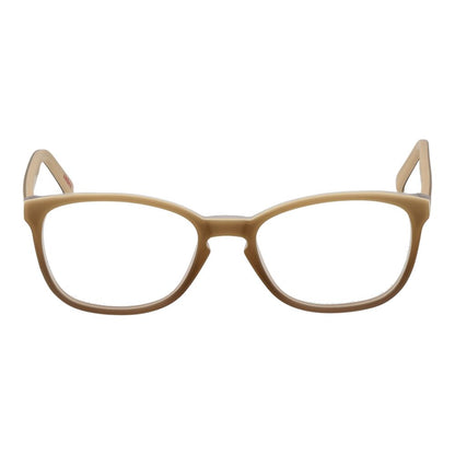 Andy Wolf Beige Unisex Optical Frames – Panto Full-Rim Design