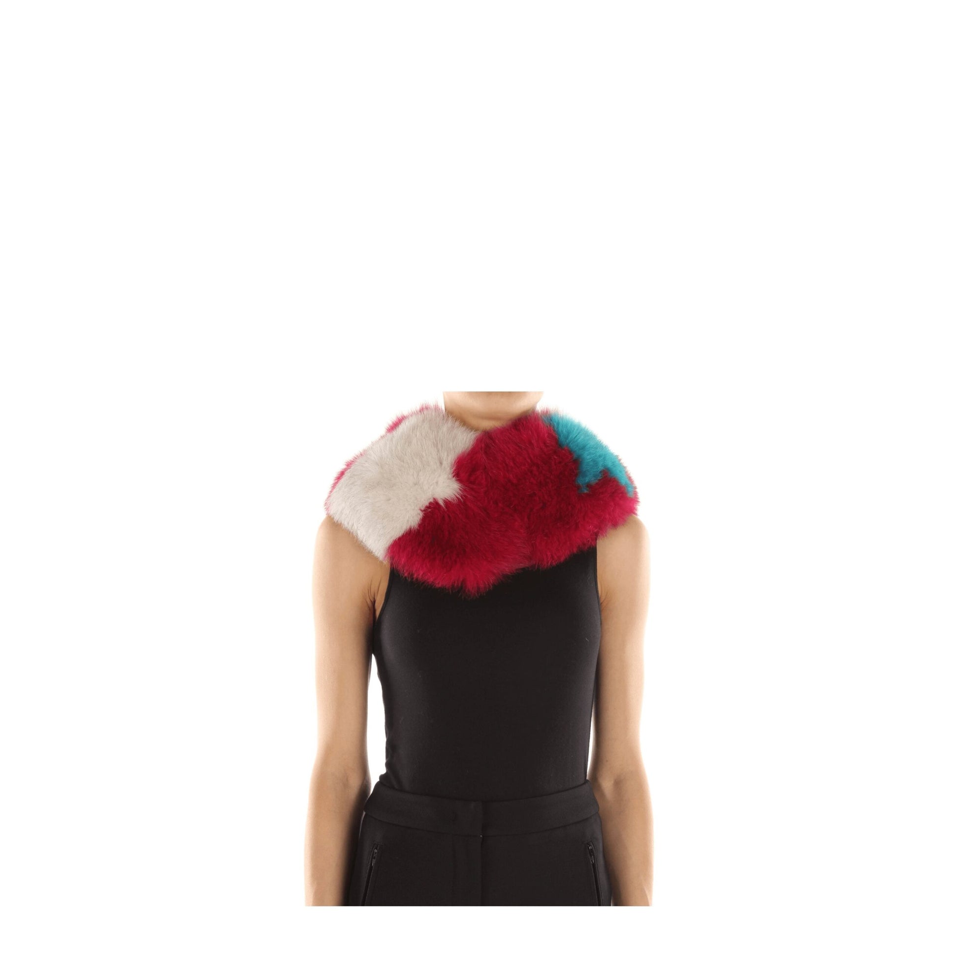 Mr. Mrs. Pink Fur Foulards