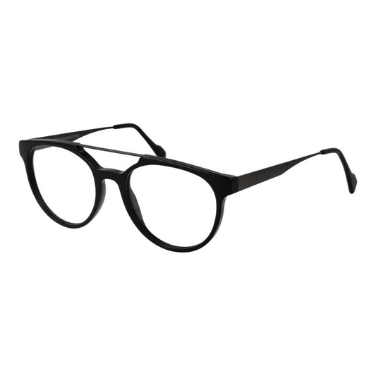 Andy Wolf Unisex Optical Frames – Black Panto Style, 52mm