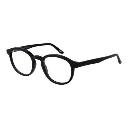 Andy Wolf Black Unisex Optical Frames – Stylish Panto Design