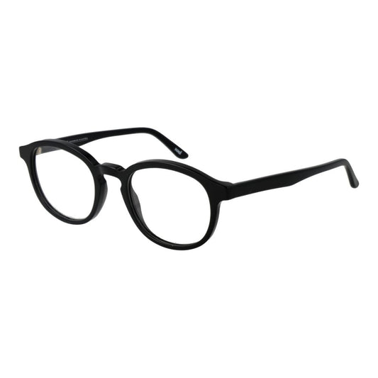 Andy Wolf Black Unisex Optical Frames – Stylish Panto Design