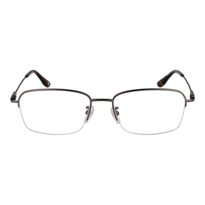 BMW Men's Optical Frames – Black Half-Rim Design, 56mm