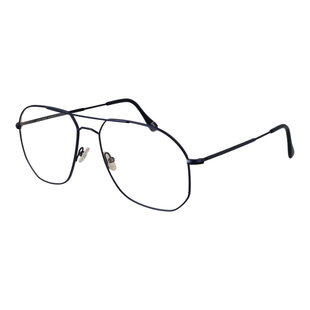 Andy Wolf Blue Unisex Optical Frames – Aviator Style