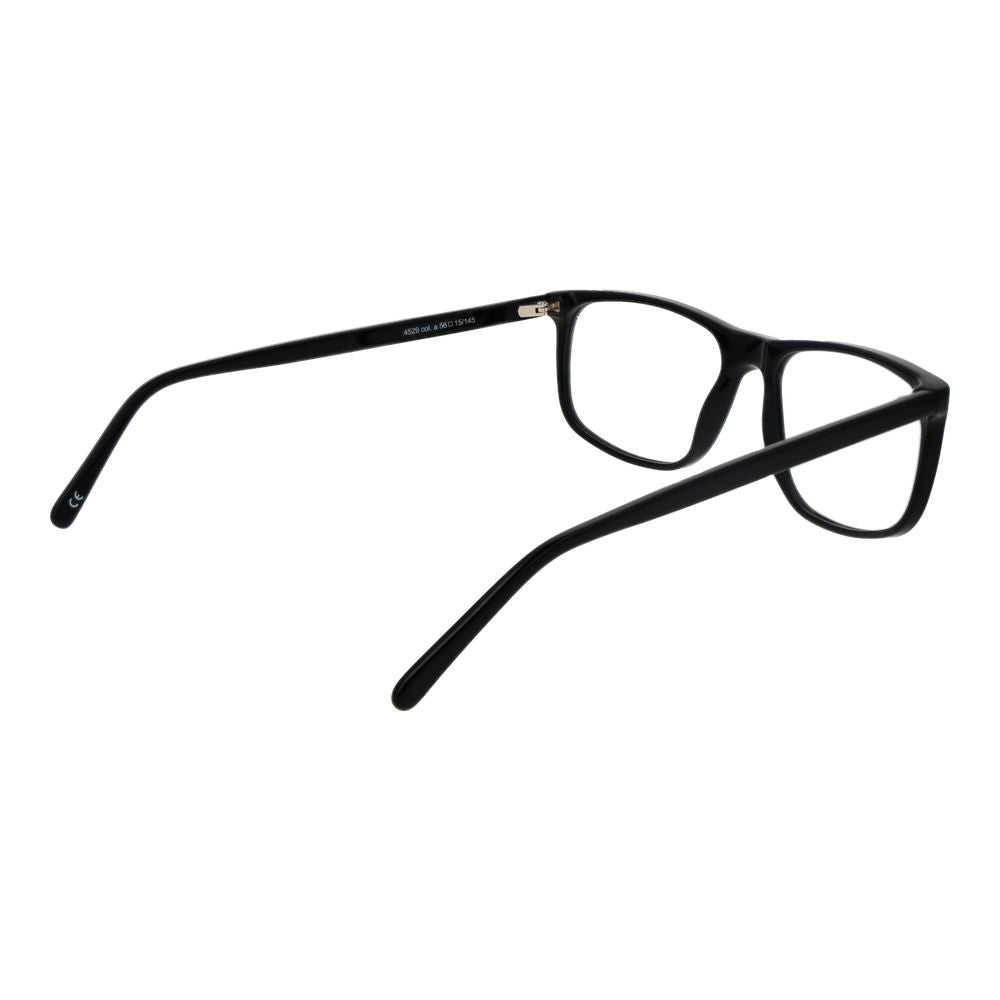 Andy Wolf Black Unisex Optical Frames – Square Full-Rim