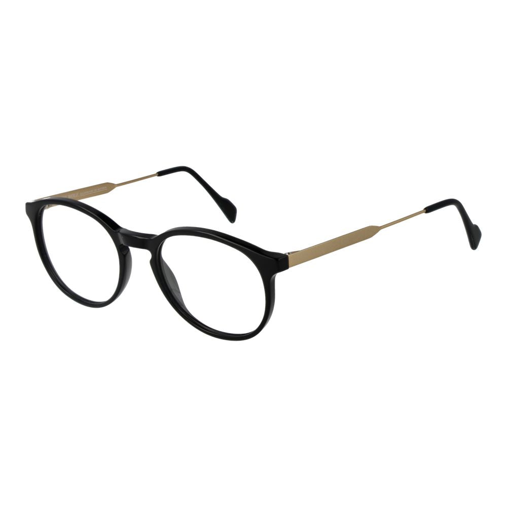 Andy Wolf Black Unisex Optical Frames – Stylish Panto Design