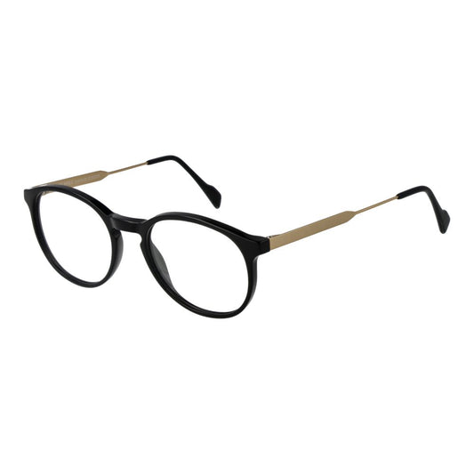 Andy Wolf Black Unisex Optical Frames – Stylish Panto Design