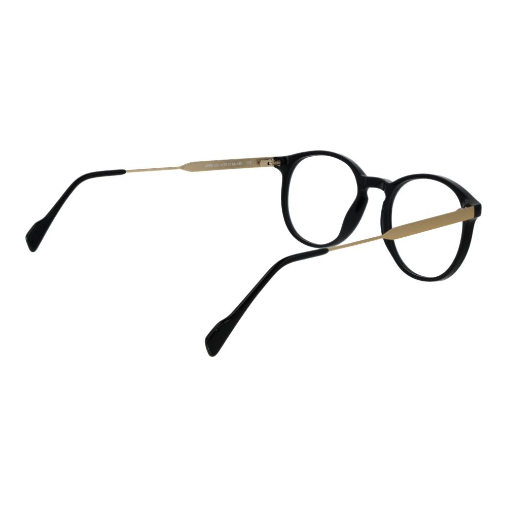 Andy Wolf Black Unisex Optical Frames – Stylish Panto Design