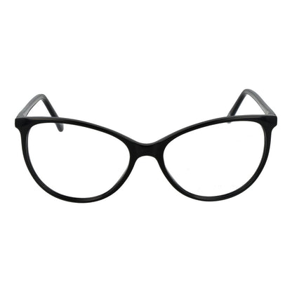 Andy Wolf Black Unisex Optical Frames – Cat Eye Design, 55mm