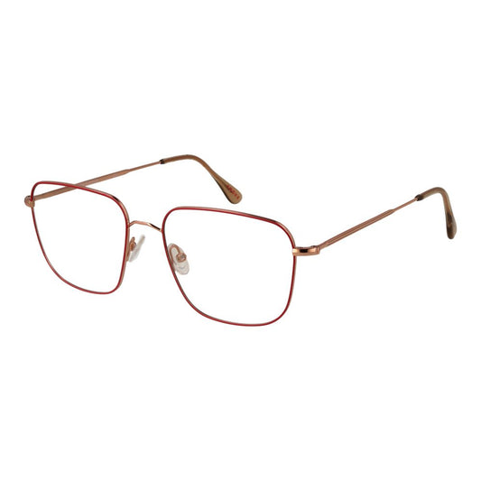 Andy Wolf Red Unisex Optical Frames – Square Full-Rim Design