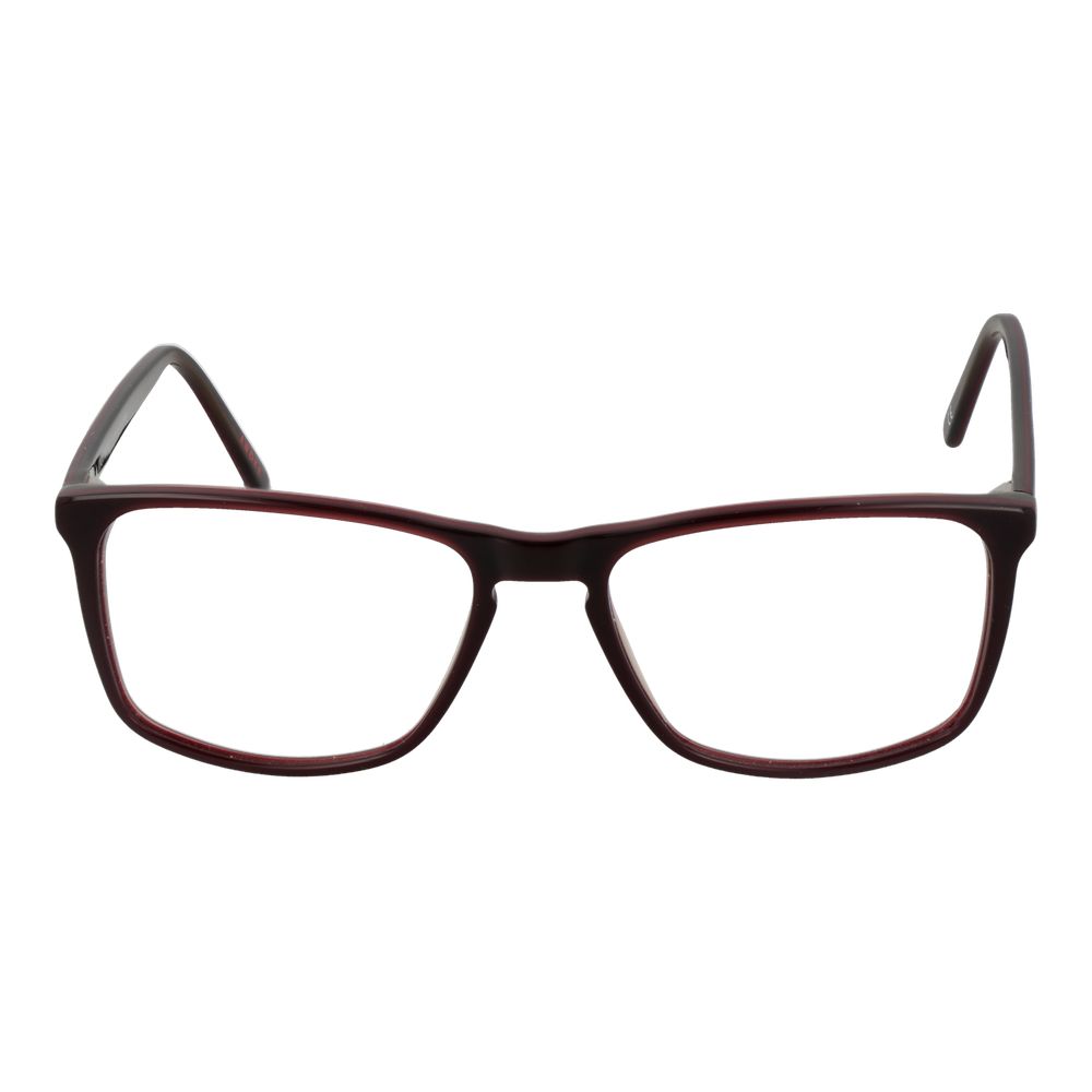 Andy Wolf Burgundy Unisex Optical Frames – Rectangle Design, 53mm