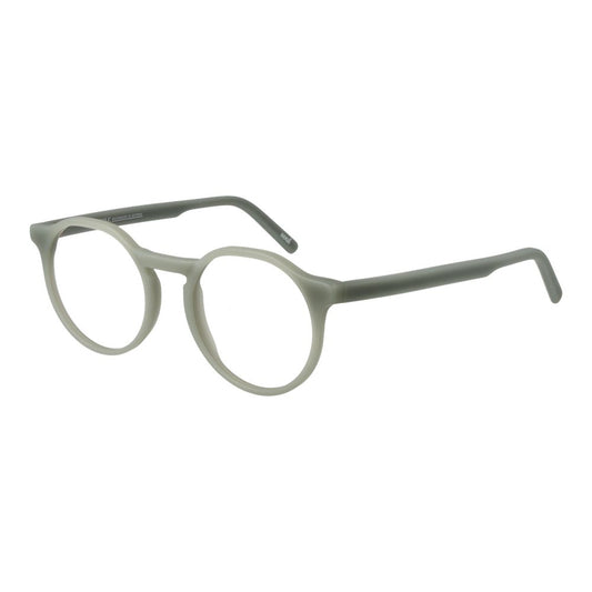 Andy Wolf Gray Unisex Optical Frames – Panto Full-Rim