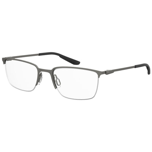 Under Armour Gray Metal Frames – Stylish Square Full-Rim Glasses