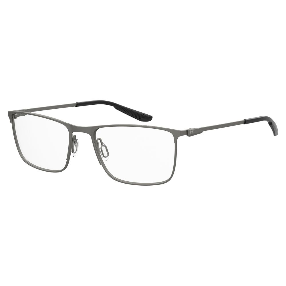 Under Armour Gray Optical Glasses – Metal Square Frame, 55mm