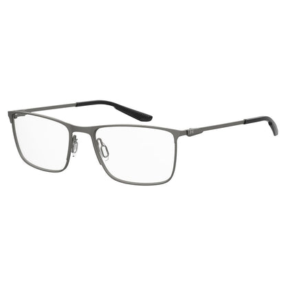 Under Armour Gray Optical Glasses – Metal Square Frame, 55mm