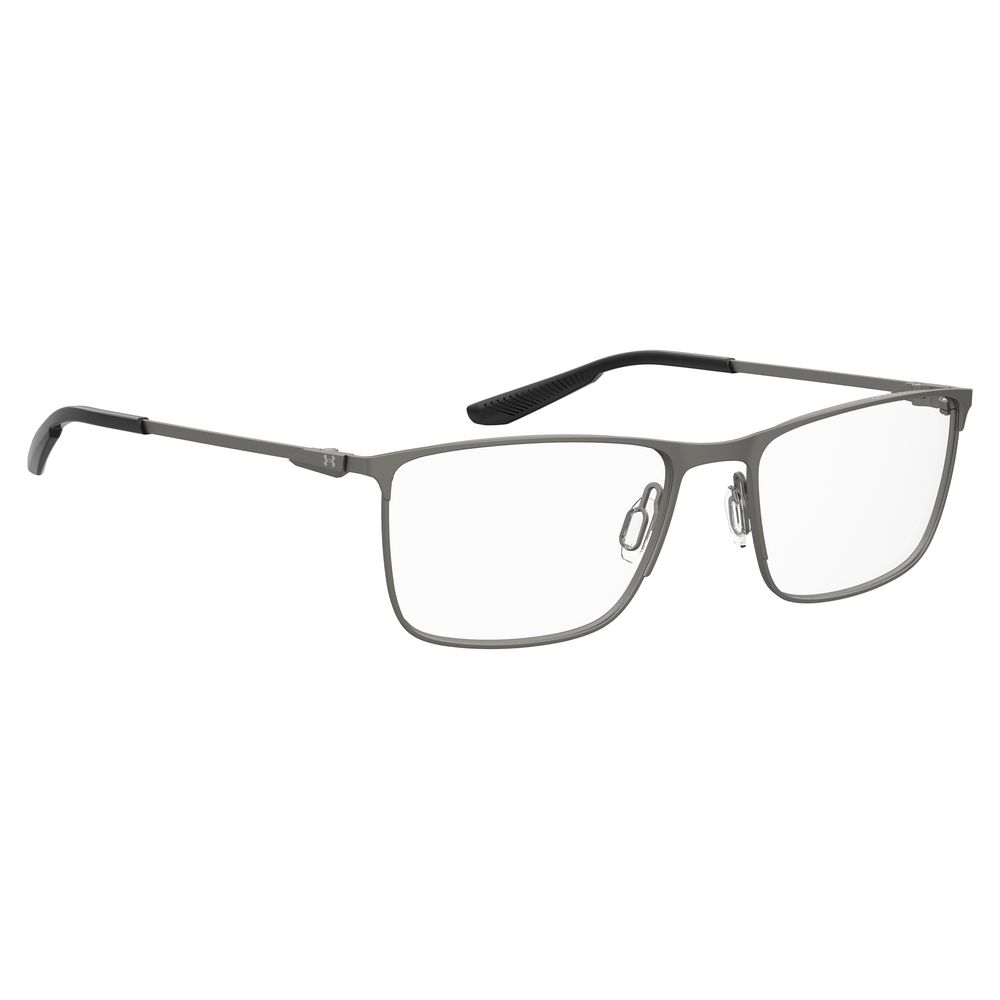 Under Armour Gray Optical Glasses – Metal Square Frame, 55mm
