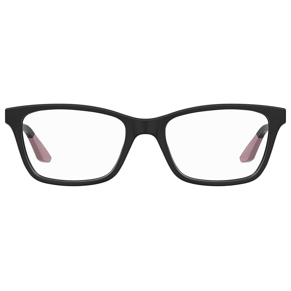 Under Armour Women's Black Optical Glasses – Square Frame, 53mm