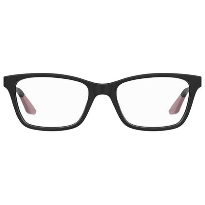 Under Armour Women's Black Optical Glasses – Square Frame, 53mm