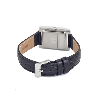 Time Force Black Leather Watch - Elegance Meets Functionality