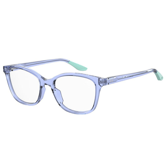 Under Armour Women's Optical Glasses – Blue Square Frame, 52mm