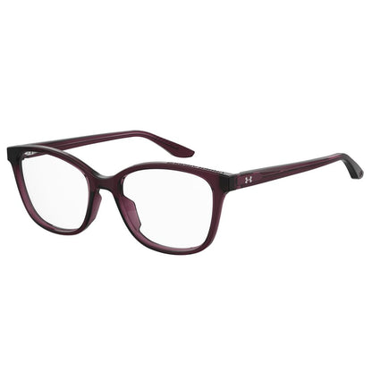 Under Armour Women’s Optical Glasses – Red Square Frame, 52mm