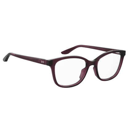 Under Armour Women’s Optical Glasses – Red Square Frame, 52mm