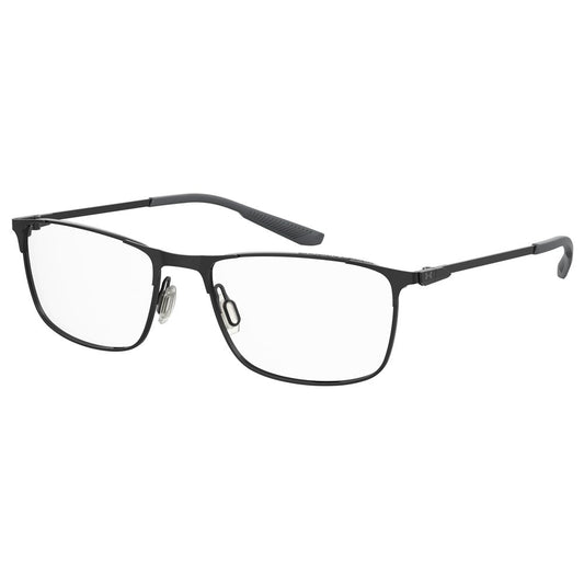 Under Armour Black Metal Optical Glasses – Square Frame 56mm