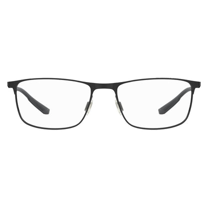 Under Armour Black Metal Optical Glasses – Square Frame 56mm