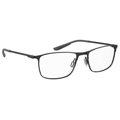 Under Armour Black Metal Optical Glasses – Square Frame 56mm