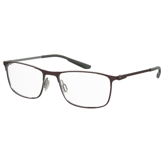 Under Armour Brown Metal Frame Glasses – 56mm Square Design
