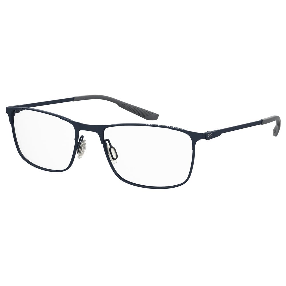 Under Armour Blue Metal Optical Glasses – Square Full-Rim, 54mm