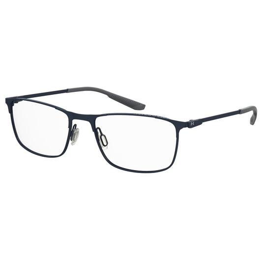 Under Armour Blue Metal Optical Glasses – Square Full-Rim, 54mm