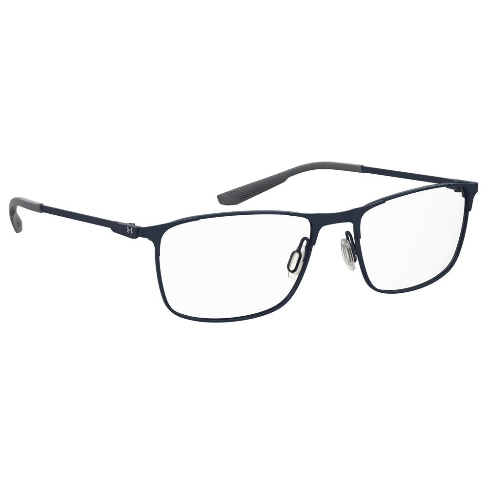 Under Armour Blue Metal Optical Glasses – Square Full-Rim, 54mm