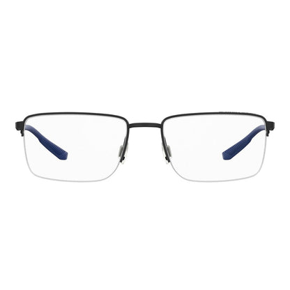 Under Armour Black Metal Frames – Square Full-Rim Glasses