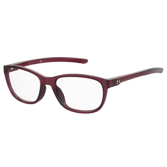 Under Armour Women's Optical Glasses – Transparent Square Frame, 53mm