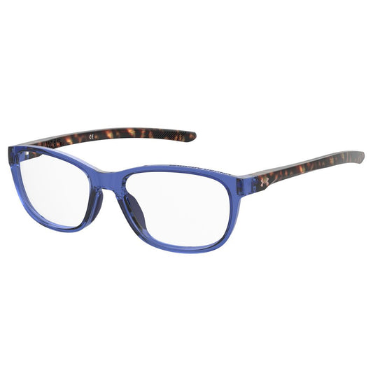 Under Armour Women’s Optical Glasses – Transparent Square Frame, 53mm